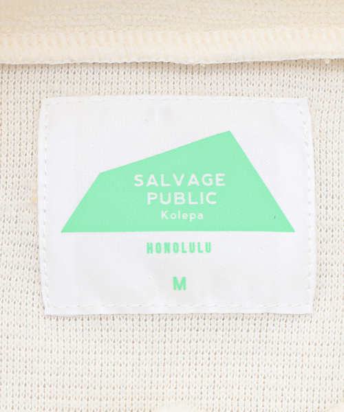 SALVAGE PUBLIC Kolepa(サルベージパブリックコレパ)の「SALVAGE PUBLIC KOLEPA Honu Tech Pile Mockneck S/S(Tシャツ/カットソー・メンズ・ホワイト・SMALL)」の13枚目の写真