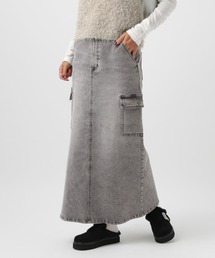 BAYFLOW | [ストレッチ入り]カーゴデニムスカート(デニムスカート)