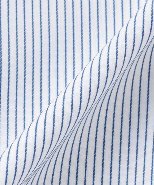 TOKYO SHIRTS(トウキョウシャツ)の「形態安定ノーアイロン ワイド 7分袖ビジネスワイシャツ(ビジネスシャツ・レディース・ブルー・XL/LL/M/L/S)」の4枚目の写真