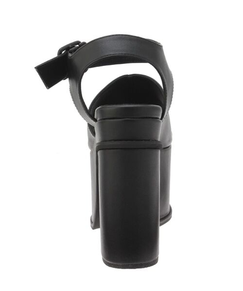 EMODA(エモダ)の「センターシームバルキーサンダル(サンダル・レディース・ブラック/ホワイト・SMALL/MEDIUM/LARGE)」の3枚目の写真