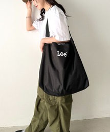 Lee/リー ロゴ刺繍 ザックリ ビッグショルダー/MEGAショルダー/ニュースペーパーバッグ
