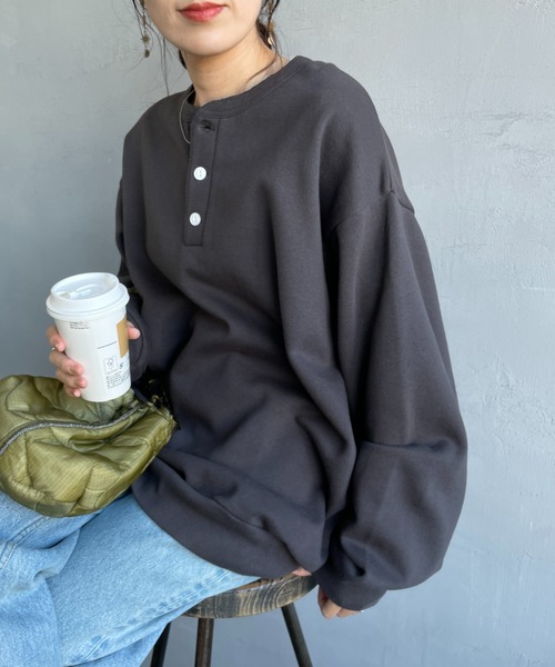 セール】[HEALTHKNIT/ヘルスニット] 別注 ヘンリーネック