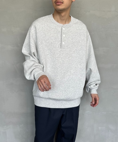 【格安saleスタート】 セール】[HEALTHKNIT/ヘルスニット] ヘンリーネック 別注 トップス