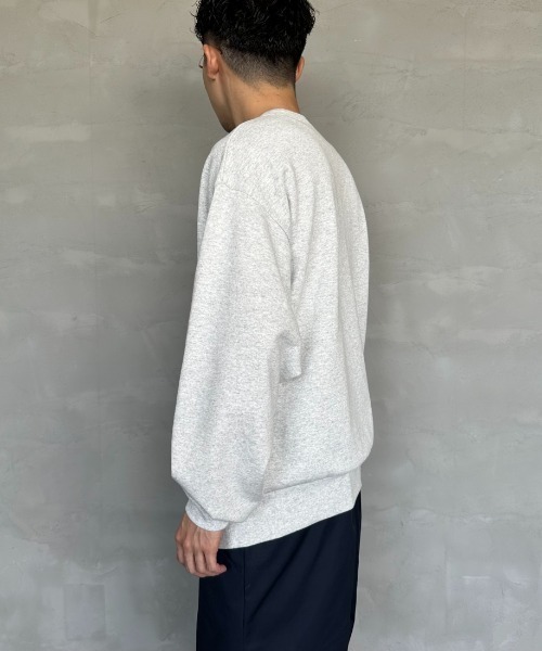 Healthknit（ヘルスニット）の「[HEALTHKNIT/ヘルスニット] 別注 ヘンリーネックスウェット（スウェット・レディース・アイボリー/ブラック/ヘザーグレー・M/L/XL）」の20枚目の写真