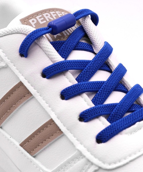 florist(フローリスト)の「【結ばない靴紐】ネジ式カラフルストレッチ靴ひも2本セット(1足分)(シューズ小物/雑貨・レディース・ライトグレー/ピンク/ホワイト/ダークグレー/イエロー系/オレンジ/ベージュ/ブラック/スカイブルー/ブラウン・ONESIZE)」の11枚目の写真