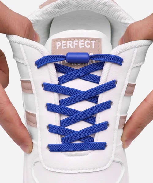 florist(フローリスト)の「【結ばない靴紐】ネジ式カラフルストレッチ靴ひも2本セット(1足分)(シューズ小物/雑貨・レディース・ライトグレー/ピンク/ホワイト/ダークグレー/イエロー系/オレンジ/ベージュ/ブラック/スカイブルー/ブラウン・ONESIZE)」の13枚目の写真