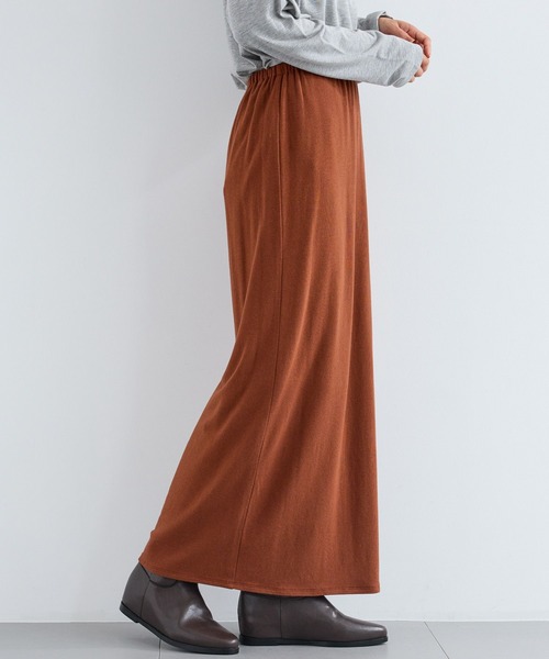 BARNYARDSTORM（バンヤードストーム）の「BARNYARDSTORM / ベアテンロングスカート / マシンウォッシャブル　セットアップ可能（スカート・レディース・ブラウン/ブラック・S/M）」の3枚目の写真