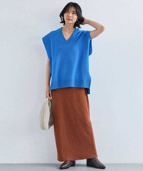 BARNYARDSTORM（バンヤードストーム）の「BARNYARDSTORM / ベアテンロングスカート / マシンウォッシャブル　セットアップ可能（スカート・レディース・ブラウン/ブラック・S/M）」の11枚目の写真