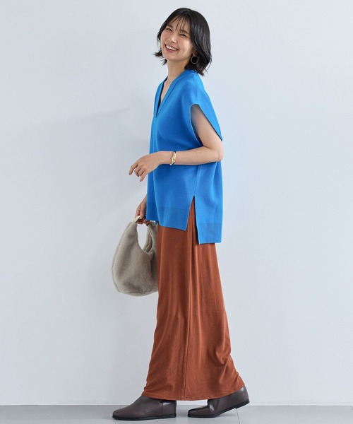 BARNYARDSTORM（バンヤードストーム）の「BARNYARDSTORM / ベアテンロングスカート / マシンウォッシャブル　セットアップ可能（スカート・レディース・ブラウン/ブラック・S/M）」の16枚目の写真