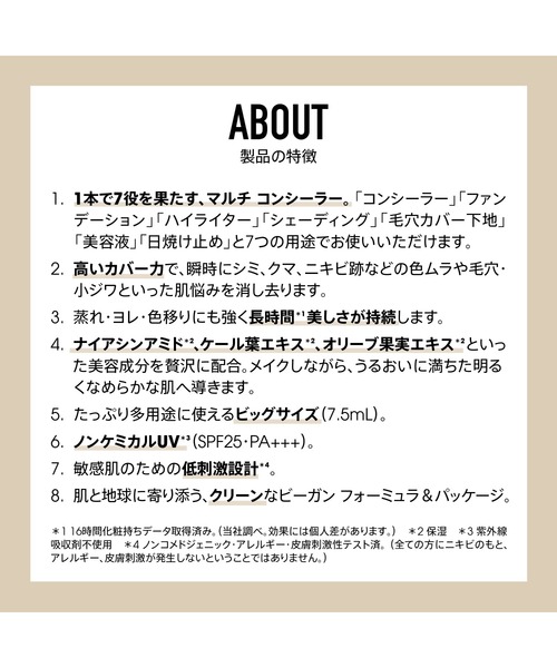 bareMinerals（ベアミネラル）の「【新発売】ベアプロ 16HR オールオーバー コンシーラー SPF25（PA+++）（コンシーラー・レディース・フェア 100 クール/フェア 150 クール/フェア 150 ウォーム/ライト 200 ニュートラル/ライト 255 ニュートラル/ミディアム 300 ニュートラル/【限定色】ライト 250 ニュートラル・FREE）」の17枚目の写真