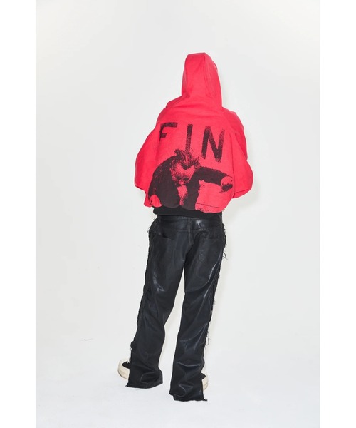 セール】HOODED BANSHEE BOMBER RED（パーカー）｜RRR-123