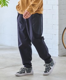 mp12746- 異素材ポケット変形ブッシュバルーンパンツ