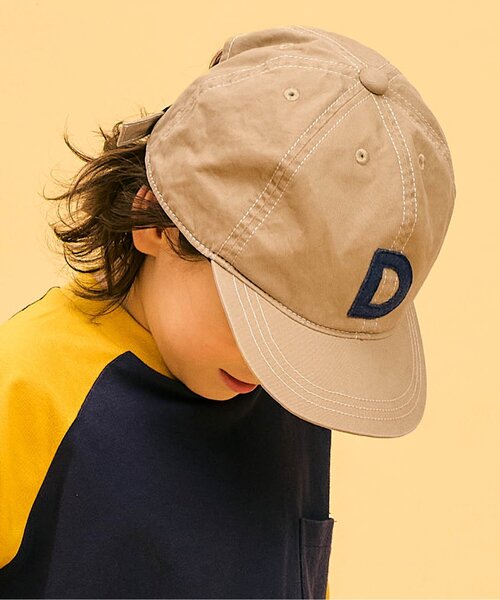 BREEZE（ブリーズ）の「アルファベットキャップ（キャップ・キッズ・オフホワイト/グリーン/ベージュ・58/54/50）」の3枚目の写真