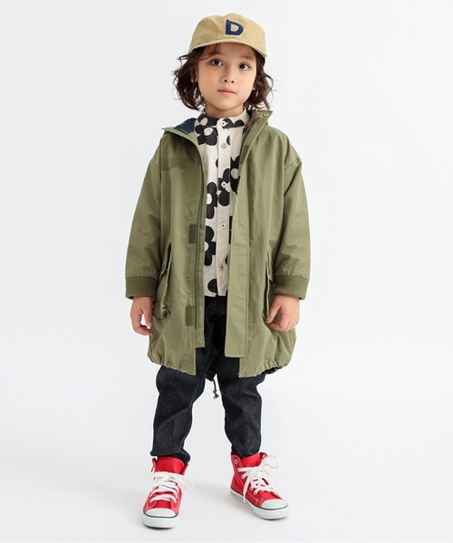 BREEZE（ブリーズ）の「アルファベットキャップ（キャップ・キッズ・オフホワイト/グリーン/ベージュ・58/54/50）」の4枚目の写真