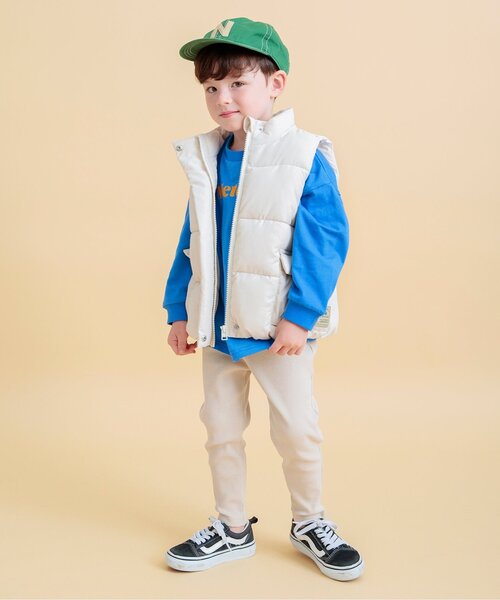 BREEZE（ブリーズ）の「アルファベットキャップ（キャップ・キッズ・オフホワイト/グリーン/ベージュ・58/54/50）」の7枚目の写真