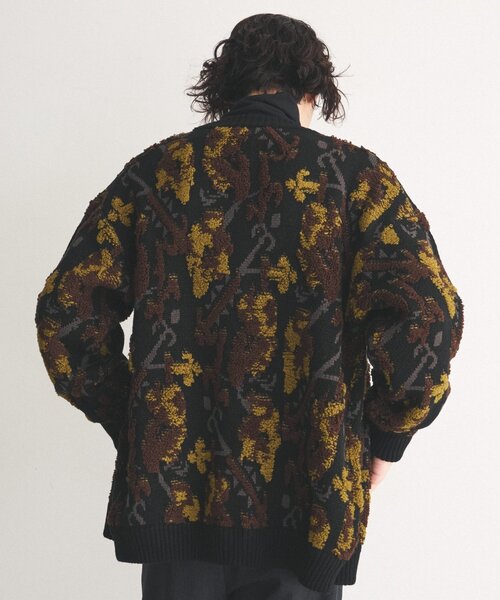 THE SHOP TK (ザ ショップ ティーケー )の「◆サガラ刺繍ニットカーディガン(カーディガン/ボレロ・メンズ・モスグリーン系/ブラック系・02/03)」の6枚目の写真