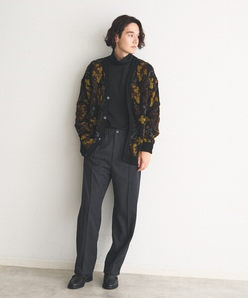 THE SHOP TK (ザ ショップ ティーケー )の「◆サガラ刺繍ニットカーディガン(カーディガン/ボレロ・メンズ・モスグリーン系/ブラック系・02/03)」の7枚目の写真