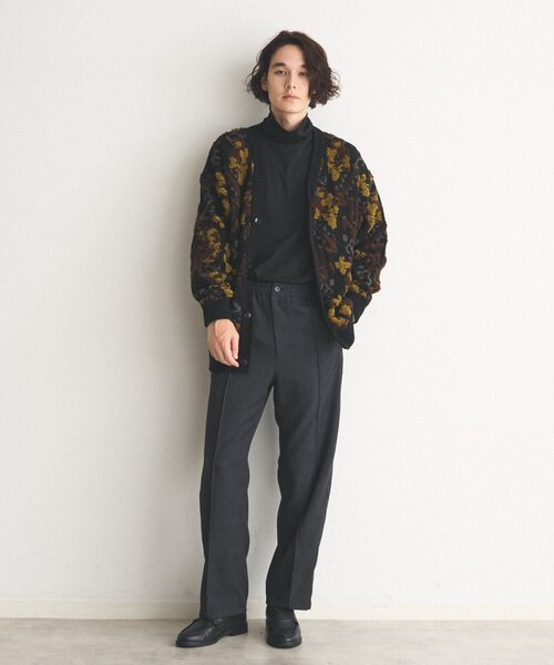 THE SHOP TK (ザ ショップ ティーケー )の「◆サガラ刺繍ニットカーディガン(カーディガン/ボレロ・メンズ・モスグリーン系/ブラック系・02/03)」の8枚目の写真