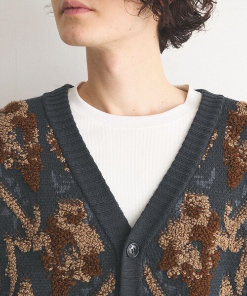 THE SHOP TK (ザ ショップ ティーケー )の「◆サガラ刺繍ニットカーディガン(カーディガン/ボレロ・メンズ・モスグリーン系/ブラック系・02/03)」の14枚目の写真
