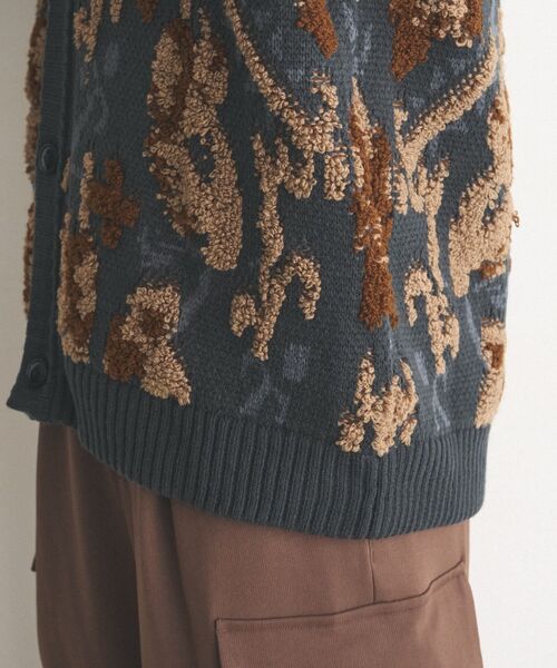 THE SHOP TK (ザ ショップ ティーケー )の「◆サガラ刺繍ニットカーディガン(カーディガン/ボレロ・メンズ・モスグリーン系/ブラック系・02/03)」の15枚目の写真