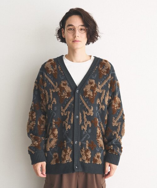 THE SHOP TK (ザ ショップ ティーケー )の「◆サガラ刺繍ニットカーディガン(カーディガン/ボレロ・メンズ・モスグリーン系/ブラック系・02/03)」の16枚目の写真