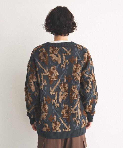 THE SHOP TK (ザ ショップ ティーケー )の「◆サガラ刺繍ニットカーディガン(カーディガン/ボレロ・メンズ・モスグリーン系/ブラック系・02/03)」の18枚目の写真