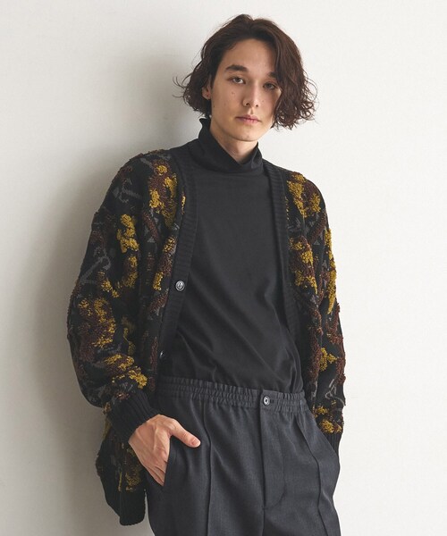 THE SHOP TK (ザ ショップ ティーケー )の「◆サガラ刺繍ニットカーディガン(カーディガン/ボレロ・メンズ・モスグリーン系/ブラック系・02/03)」の20枚目の写真