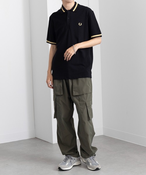 FRED PERRY(フレッドペリー)の「【FRED PERRY】SINGLE TIPPED FRED PERRY SHIRT M2 Made in England(ポロシャツ・メンズ・ブラック/ライトブルー/アイボリー/ネイビー/バーガンディー・M/L/XL/XXL/S)」の12枚目の写真