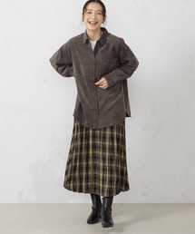 FOUND GOOD | EASYコーデュロイシャツ(シャツ/ブラウス)