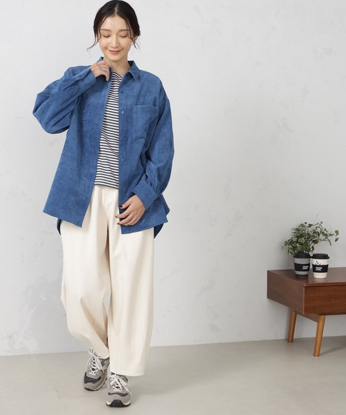 EASYコーデュロイシャツ（シャツ/ブラウス）｜FOUND GOOD（ファウンド