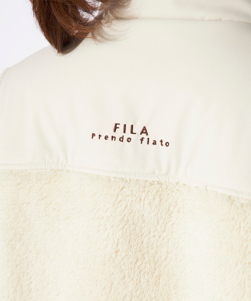 FILA(フィラ)の「【FILA/フィラ】レディースフリーストラックジャケット(ブルゾン・レディース・ダークグレー/アイボリー/カーキ・LARGE/X-LARGE/MEDIUM)」の12枚目の写真