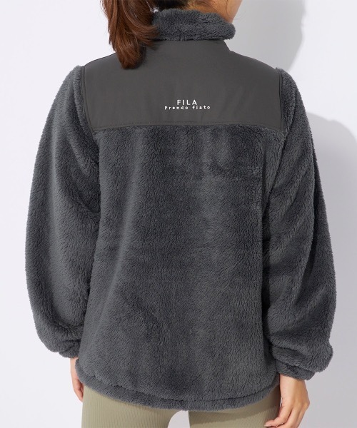 FILA(フィラ)の「【FILA/フィラ】レディースフリーストラックジャケット(ブルゾン・レディース・ダークグレー/アイボリー/カーキ・LARGE/X-LARGE/MEDIUM)」の21枚目の写真