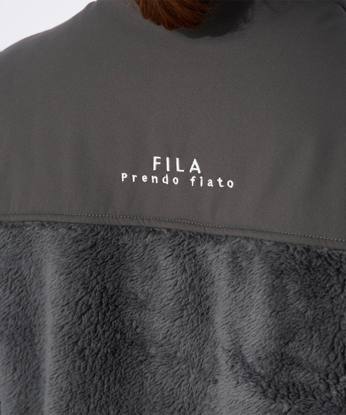 FILA(フィラ)の「【FILA/フィラ】レディースフリーストラックジャケット(ブルゾン・レディース・ダークグレー/アイボリー/カーキ・LARGE/X-LARGE/MEDIUM)」の22枚目の写真