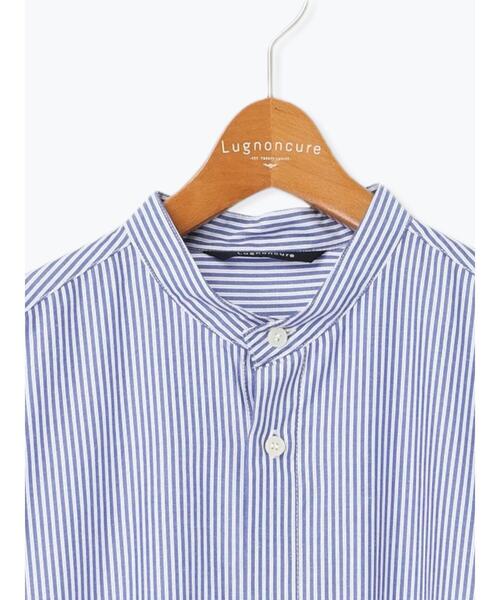 Lugnoncure（ルノンキュール）の「【イージーケア】バンドカラーシャツワンピース（ワンピース・レディース・オフホワイト/ブラウン/ブルー・F）」の13枚目の写真