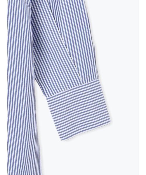 Lugnoncure（ルノンキュール）の「【イージーケア】バンドカラーシャツワンピース（ワンピース・レディース・オフホワイト/ブラウン/ブルー・F）」の14枚目の写真