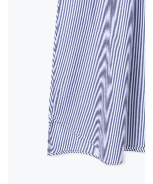 Lugnoncure（ルノンキュール）の「【イージーケア】バンドカラーシャツワンピース（ワンピース・レディース・オフホワイト/ブラウン/ブルー・F）」の15枚目の写真