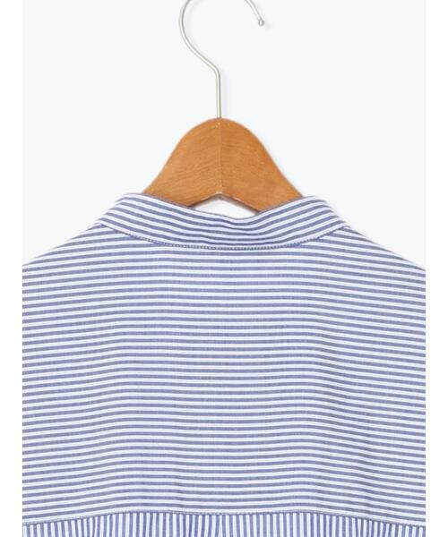 Lugnoncure（ルノンキュール）の「【イージーケア】バンドカラーシャツワンピース（ワンピース・レディース・オフホワイト/ブラウン/ブルー・F）」の16枚目の写真