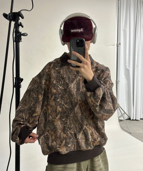 perushu ヘビーウェイトダブルポケットポロスウェット リアルツリー ヘビーウェイトダブルポケットポロスウェット（ポロシャツ