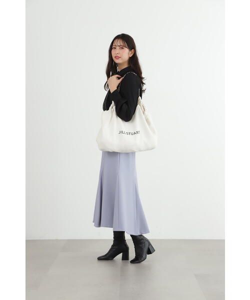 JILL STUART（ジルスチュアート）の「◆ツイードチェーンロゴトート（トートバッグ・レディース・ブラック/ホワイト・ﾌﾘ-）」の11枚目の写真