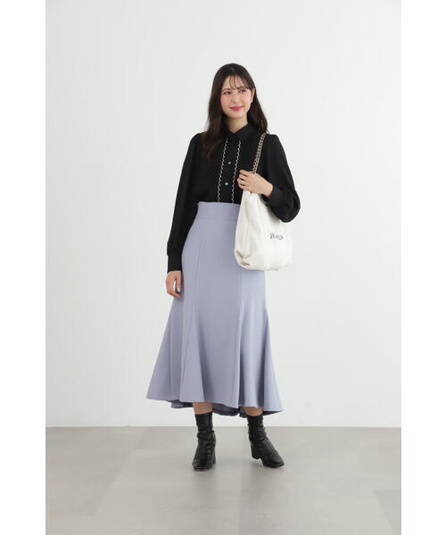 JILL STUART（ジルスチュアート）の「◆ツイードチェーンロゴトート（トートバッグ・レディース・ブラック/ホワイト・ﾌﾘ-）」の12枚目の写真