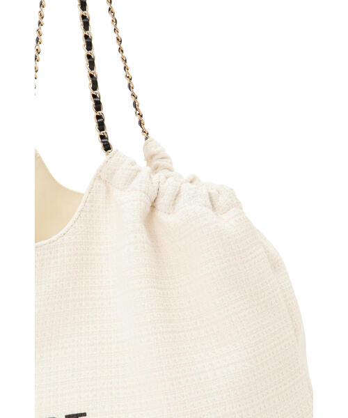 JILL STUART（ジルスチュアート）の「◆ツイードチェーンロゴトート（トートバッグ・レディース・ブラック/ホワイト・ﾌﾘ-）」の16枚目の写真