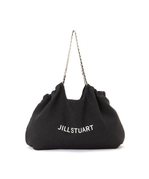 JILL STUART（ジルスチュアート）の「◆ツイードチェーンロゴトート（トートバッグ・レディース・ブラック/ホワイト・ﾌﾘ-）」の21枚目の写真