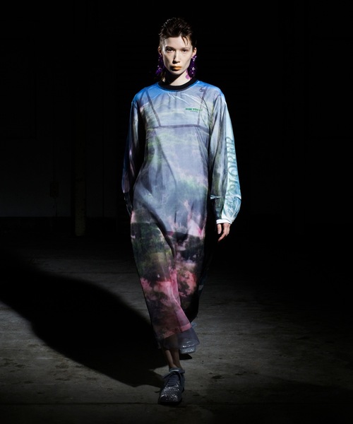 NON TOKYO（ノントーキョー）の「DIRECT PRINT SHEER ONE-PIECE