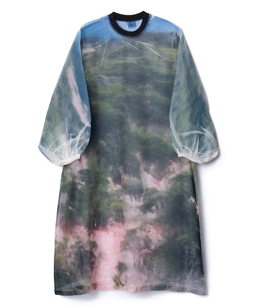 NON TOKYO（ノントーキョー）の「DIRECT PRINT SHEER ONE-PIECE