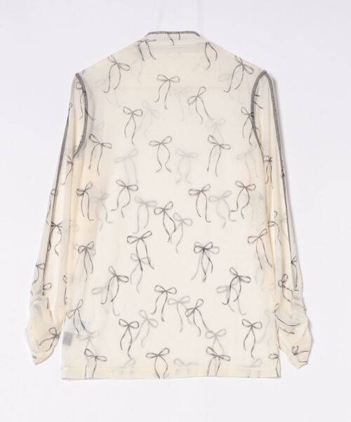 ROSE BUD（ローズバッド）の「プリントシアーインナー（Tシャツ/カットソー・レディース・ブラック/ホワイト/ホワイト系その他・FREE）」の7枚目の写真