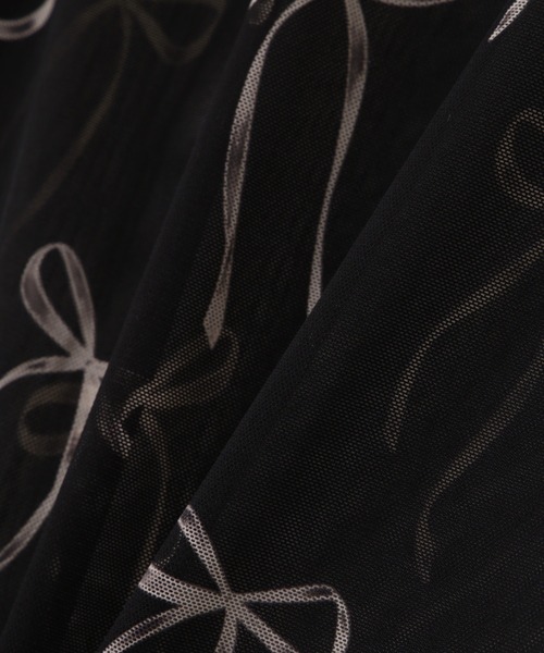 ROSE BUD（ローズバッド）の「プリントシアーインナー（Tシャツ/カットソー・レディース・ブラック/ホワイト/ホワイト系その他・FREE）」の6枚目の写真