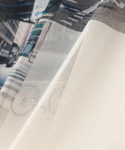 ROSE BUD（ローズバッド）の「プリントシアーインナー（Tシャツ/カットソー・レディース・ブラック/ホワイト/ホワイト系その他・FREE）」の5枚目の写真