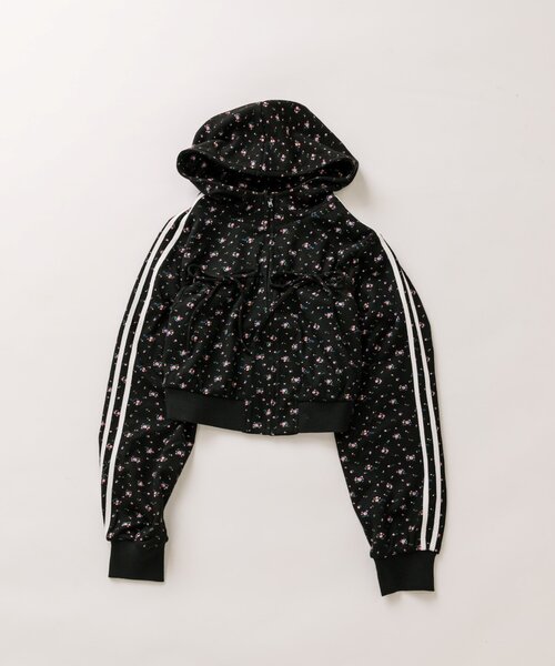 OLIVE des OLIVE（オリーブデオリーブ）の「胸ドロストパーカー（Tシャツ/カットソー・レディース・ブラウン/サックスブルー/ブラック/トップグレー・FREE）」の5枚目の写真