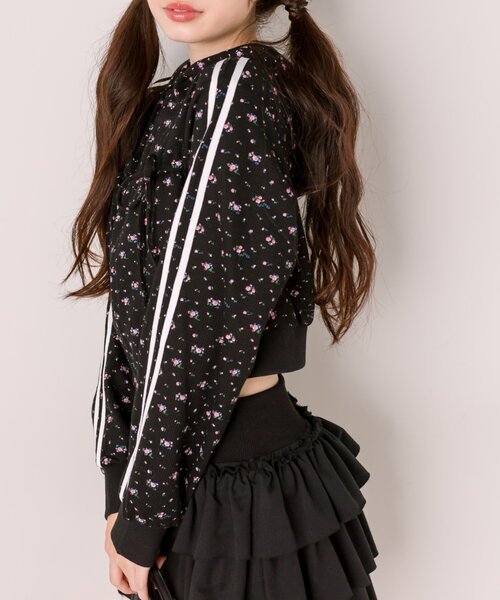 OLIVE des OLIVE（オリーブデオリーブ）の「胸ドロストパーカー（Tシャツ/カットソー・レディース・ブラウン/サックスブルー/ブラック/トップグレー・FREE）」の14枚目の写真