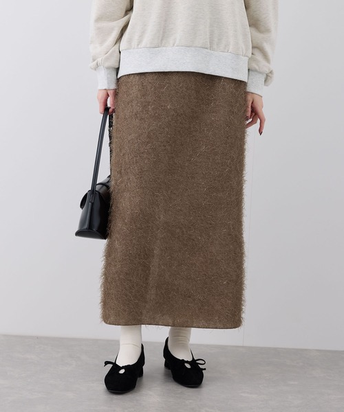 セール】フェザーラメアイラインロングスカート（スカート）｜ROPE